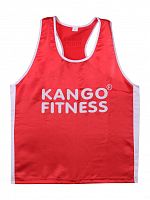 Майка боксерская Kango Fitness 68310, красно-белая, размер XL
