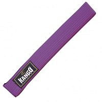 Пояс каратэ пурпурный Kango Fitness, ширина 4,5см., длина 280см.