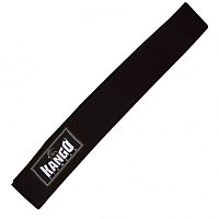 Пояс каратэ чёрный Kango Fitness, ширина 4,5см., длина 280см.