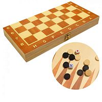 Набор 3 в 1 (шахматы, шашки, нарды) W001. 129969