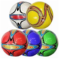 Мяч футбольный №5, PVC 1.8, машинная сшивка, ;в ассортименте. E29369. 130255