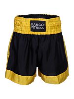 Шорты боксерские Kango Fitness 6902, чёрно-жёлтые, размер L